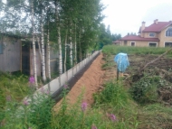 Укрепление канавы в коттеджном посёлке Юкковское