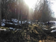 очистка участка от деревьев в посёлке Коммунары