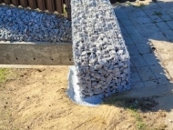 Установка габионов в КП Охтинская Долина Установка габионов в КП Охтинская Долина